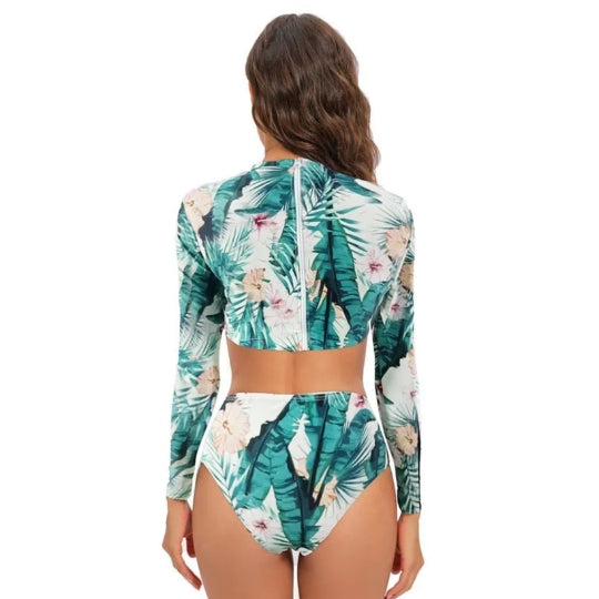 TRAJE DE BAÑO MANGA LARGA 2 PIEZAS WAI