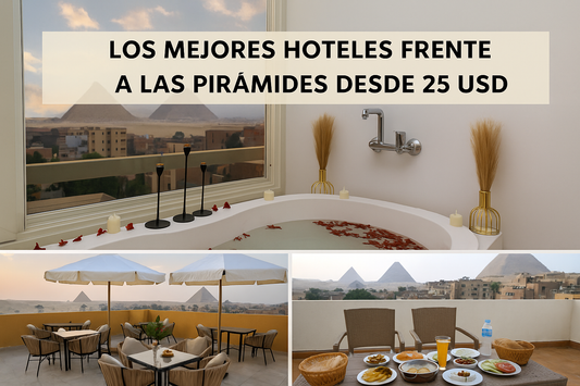 🏺 Dormir Frente a las Pirámides de Guiza: Hoteles desde 25 USD