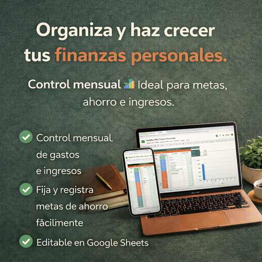 Plantilla PRO Finanzas Personales (Google Sheets)