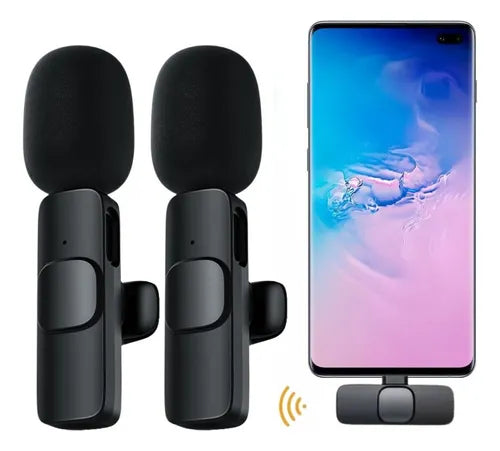 🎙️ Micrófono de Solapa Inalámbrico para iPhone y Android | Sonido Profesional sin Cables