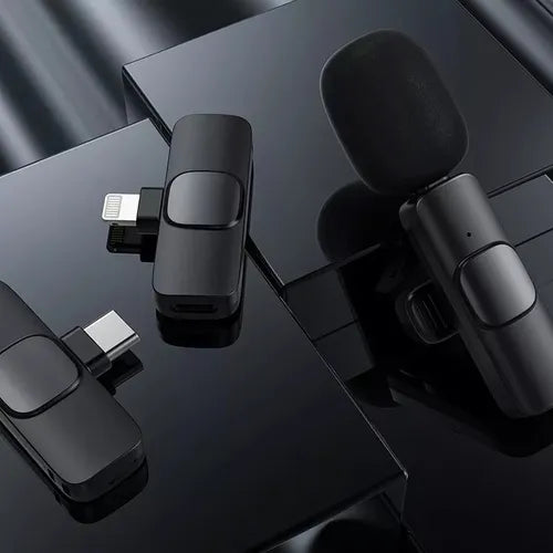🎙️ Micrófono de Solapa Inalámbrico para iPhone y Android | Sonido Profesional sin Cables