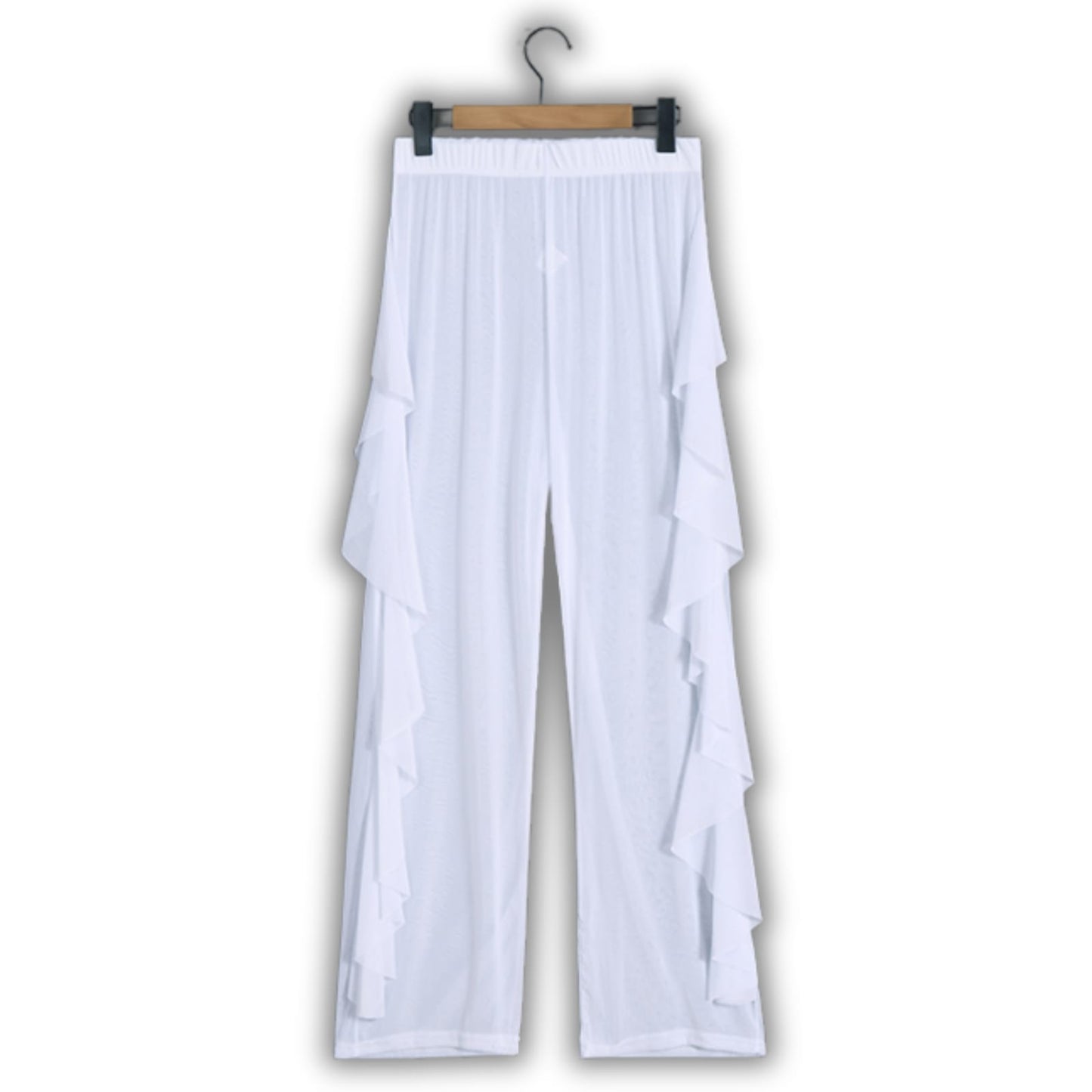 PANTALON TRASLUCIDO SALIDA DE BAÑO BLANCO