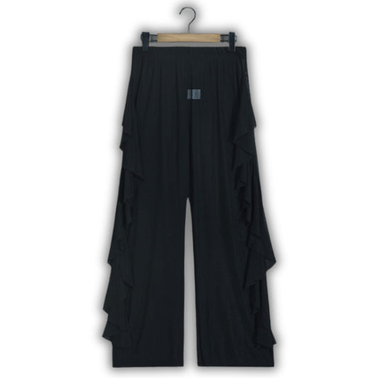 PANTALON TRASLUCIDO SALIDA DE BAÑO NEGRO