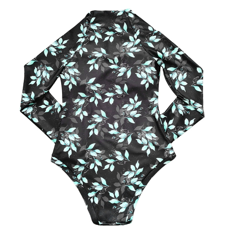 TRAJE DE BAÑO MANGA LARGA FLOR