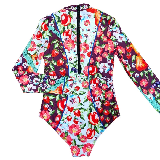 TRAJE DE BAÑO MANGA LARGA ORANGE