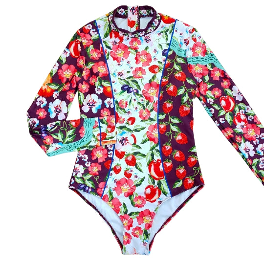 TRAJE DE BAÑO MANGA LARGA ORANGE