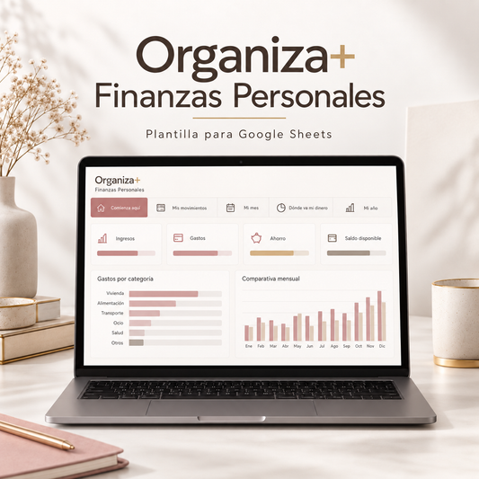 Organiza+ | Plantilla de Finanzas Personales