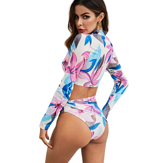 TRAJE DE BAÑO MANGA LARGA 3 PIEZAS EKOLU